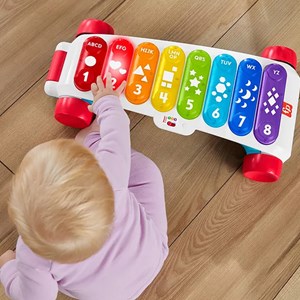 زایلافون بزرگ آموزشی مدل Mattel - Fisher Price - Giant Light Up Xylophone_اسباب بازی
