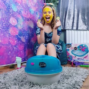 ست پدیکور 6 در 1 مدل Cra Z Art - Shimmer N Sparkle - 6 in 1 Real Massaging Foot Spa