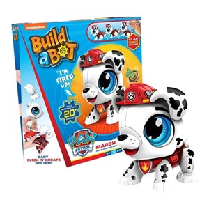 اکشن فیگور ساختنی مارشال Paw Patrol سگ های نگهبان مدل Goliath - Paw Patrol - Build a Bot - Marshall