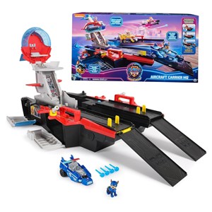 ناو هواپیمابر سگ‌ های نگهبان Paw Patrol مدل Spin Master - Paw Patrol - The Mighty Movie, Aircraft Carrier HQ Playset