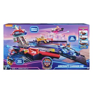 ناو هواپیمابر سگ‌ های نگهبان Paw Patrol مدل Spin Master - Paw Patrol - The Mighty Movie, Aircraft Carrier HQ Playset