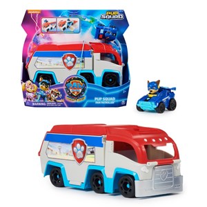 کامیون اسباب بازی سگ های نگهبان Paw Patrol به همراه ماشین چیس مدل Spin Master - Paw Patrol - Mighty Movie - Pup Squad - Patroller Toy Truck