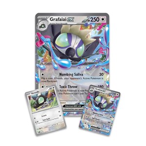 باکس کارت های بازی پوکمون مدل Pokemon - Grafaiai ex_اسباب بازی