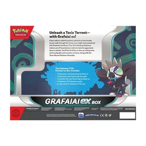 باکس کارت های بازی پوکمون مدل Pokemon - Grafaiai ex_اسباب بازی