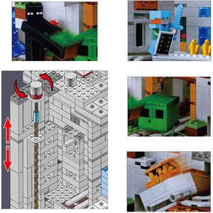 لگو ماینکرافت نبرد برای قلعه 2688 قطعه مدل 76010 Minecraft_اسباب بازی