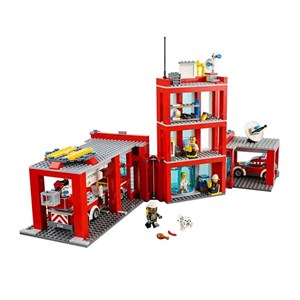 لگو سیتی عملیات آتش نشانی 919 قطعه مدل Cityes 6064_اسباب بازی