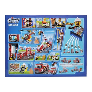 لگو سیتی عملیات آتش نشانی 919 قطعه مدل Cityes 6064_اسباب بازی