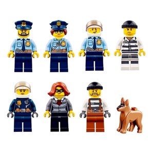 لگو سیتی ایستگاه پلیس 894 قطعه مدل Cityes 6065_اسباب بازی