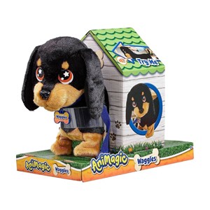 عروسک رباتیک هاپو مدل Goliath - Animagic - Waggles Dog Interactive Plush Toy_اسباب بازی