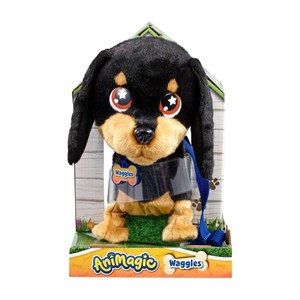 عروسک رباتیک هاپو مدل Goliath - Animagic - Waggles Dog Interactive Plush Toy_اسباب بازی