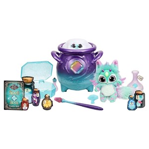 مجیک میکسیز دیگ جادویی با عروسک رباتیک سورپرایزی بنفش مدل Moose - Magic Mixies - Magic Cauldron Purple