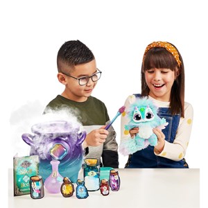 مجیک میکسیز دیگ جادویی با عروسک رباتیک سورپرایزی بنفش مدل Moose - Magic Mixies - Magic Cauldron Purple