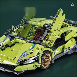 لگو تکنیک ماشین لامبورگینی عقب کش چراغ دار 470 قطعه مدل S2007_اسباب بازی