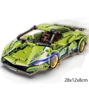 لگو تکنیک ماشین لامبورگینی عقب کش چراغ دار 470 قطعه مدل S2007_اسباب بازی