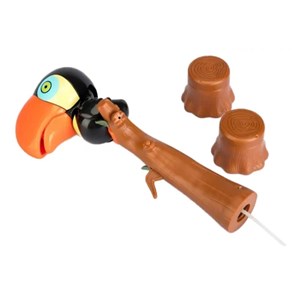 اسباب بازی حباب ساز موزیکال مدل طوطی مشکی bubble bird music light toy_اسباب بازی