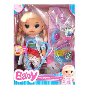 عروسک بیبی دکتر ارتفاع 32 سانتی متر Baby Doctor_اسباب بازی