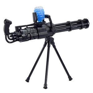 تفنگ اسباب بازی شارژی تیر ژله ای پایه دار مدل Gatling gun with gel balls_اسباب بازی