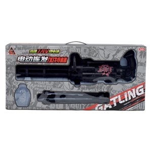تفنگ اسباب بازی شارژی تیر ژله ای پایه دار مدل Gatling gun with gel balls_اسباب بازی