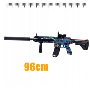 تفنگ اسباب بازی شارژی تیر ژله ای آبی مدل CARBINE M416_اسباب بازی