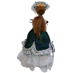 عروسک دخترانه پرنسس تمام مفصلی با لباس آبی_اسباب بازی