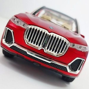 اسباب بازی ماشین فلزی چه ژی بی ام و X7 دودزا قرمز مقیاس 1:24_اسباب بازی