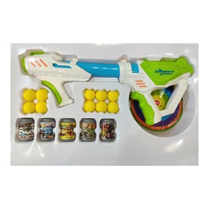 تفنگ اسباب بازی تیر اسفنجی 10 تایی Shoot Game_اسباب بازی