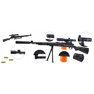 تفنگ اسباب بازی شکاری بزرگ تک تیر انداز  مدل KAR98K_اسباب بازی