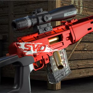 تفنگ اسباب بازی تک تیر انداز تیر فومی مدل SVD DO49AB_اسباب بازی