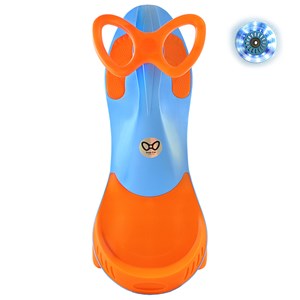 سه چرخه لوپ کار چرخ ژله ای چراغدار آبی نارنجی LOOPCAR-اسباب بازی