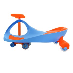 سه چرخه لوپ کار چرخ ژله ای چراغدار آبی نارنجی LOOPCAR-اسباب بازی