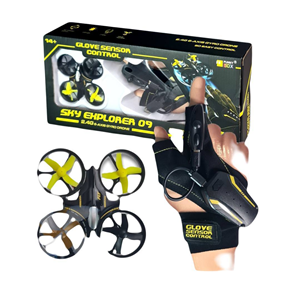 کوادکوپتر شارژی با ریموت مچی (دست کشی) Glove Sensor control_اسباب بازی