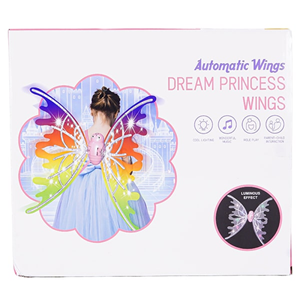 اسباب بازی تن پوش مدل بال فرشته چراغ دار متحرک DREAM PRINCESS WINGS_اسباب بازی