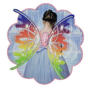 اسباب بازی تن پوش مدل بال فرشته چراغ دار متحرک DREAM PRINCESS WINGS_اسباب بازی