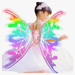 اسباب بازی تن پوش مدل بال فرشته چراغ دار متحرک DREAM PRINCESS WINGS_اسباب بازی