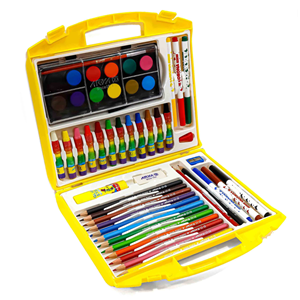 کیف نقاشی آریا 48 تکه 4 رنگ Arya Painting Set_اسباب بازی