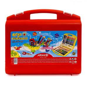 کیف نقاشی آریا 48 تکه 4 رنگ Arya Painting Set_اسباب بازی