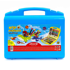 کیف نقاشی آریا 48 تکه 4 رنگ Arya Painting Set_اسباب بازی