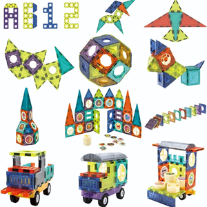اسباب بازی ساختنی تایل مگنتی 71 قطعه Magic Magnetic Blocks_اسباب بازی