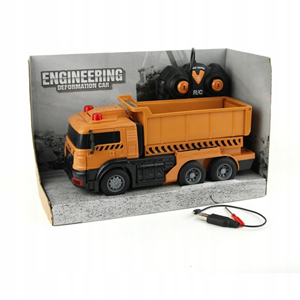 اسباب بازی ماشین کنترلی کامیون کمپرسی تبدیل شونده به ربات مدل ترانسفورمر Remote Control Transformer Dump Truck