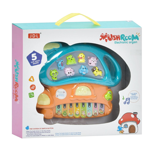 اسباب بازی ارگ آموزشی موزیکال طرح قارچ با آموزش صدای حیوانات Mushroom Piano Toy_اسباب بازی
