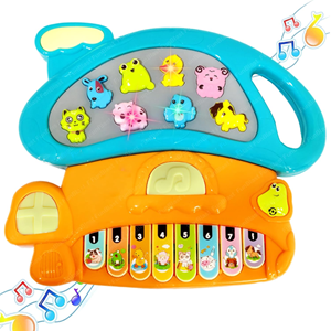 اسباب بازی ارگ آموزشی موزیکال طرح قارچ با آموزش صدای حیوانات Mushroom Piano Toy_اسباب بازی