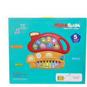 اسباب بازی ارگ آموزشی موزیکال طرح قارچ با آموزش صدای حیوانات Mushroom Piano Toy_اسباب بازی