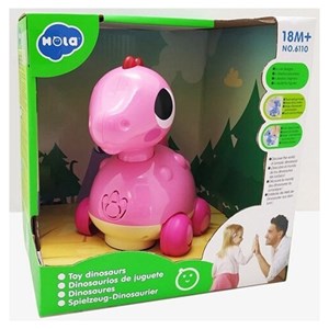 دایناسور موزیکال هولی تویز صورتی مدل Hola Toys 6110_اسباب بازی