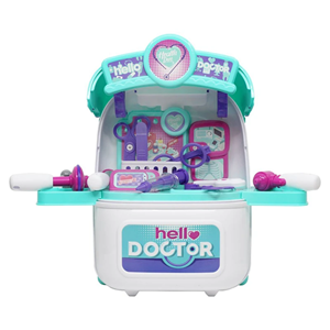 ست اسباب بازی تجهیزات پزشکی مدل چمدانی چرخ دار Doctor Play Set_اسباب بازی