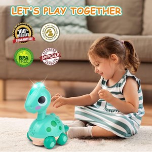 دایناسور موزیکال هولی تویز آبی مدل Hola Toys 6110_اسباب بازی