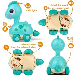دایناسور موزیکال هولی تویز آبی مدل Hola Toys 6110_اسباب بازی