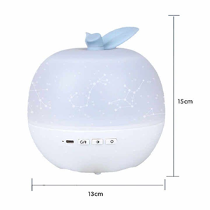 شب خواب موزیکال و چراغدار طرح سیب Lamp Projection 3D_اسباب بازی