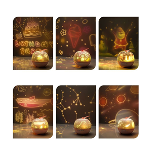 شب خواب موزیکال و چراغدار طرح سیب Lamp Projection 3D_اسباب بازی