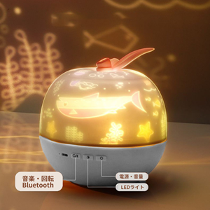 شب خواب موزیکال و چراغدار طرح سیب Lamp Projection 3D_اسباب بازی