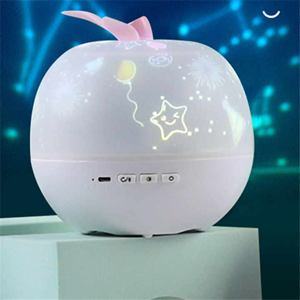 شب خواب موزیکال و چراغدار طرح سیب Lamp Projection 3D_اسباب بازی